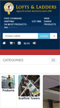 Mobile Screenshot of loftsandladders.co.uk